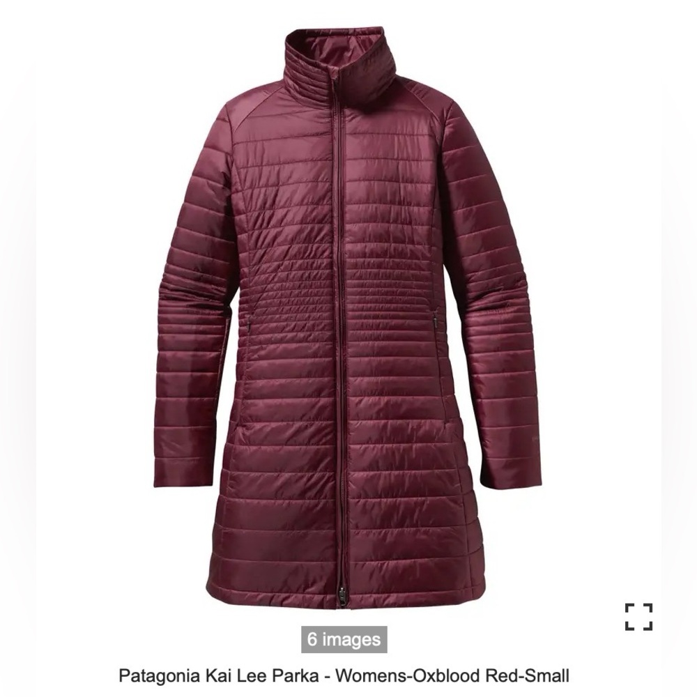 Patagonia Kai Lee Parka in Oxblood Red